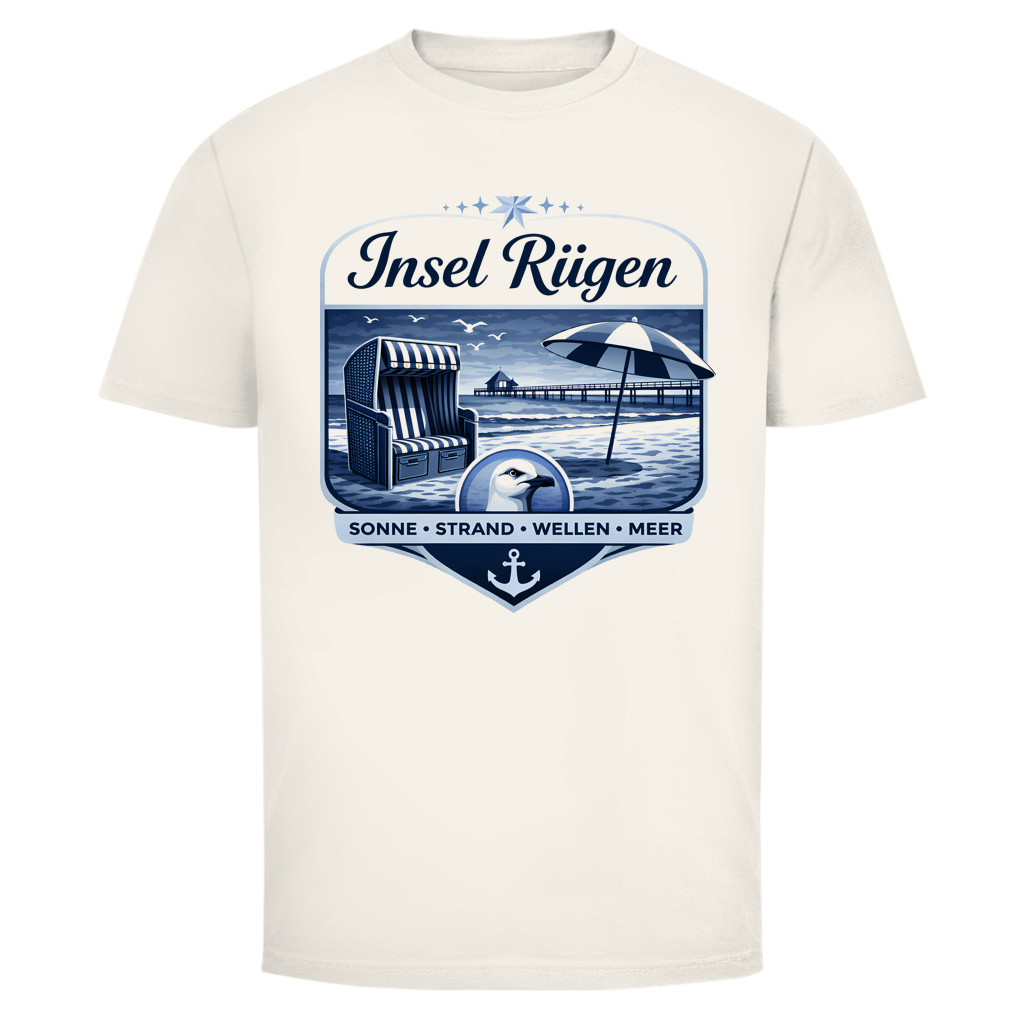 T-Shirt unisex   Insel Rügen #612  - beidseitiger Druck