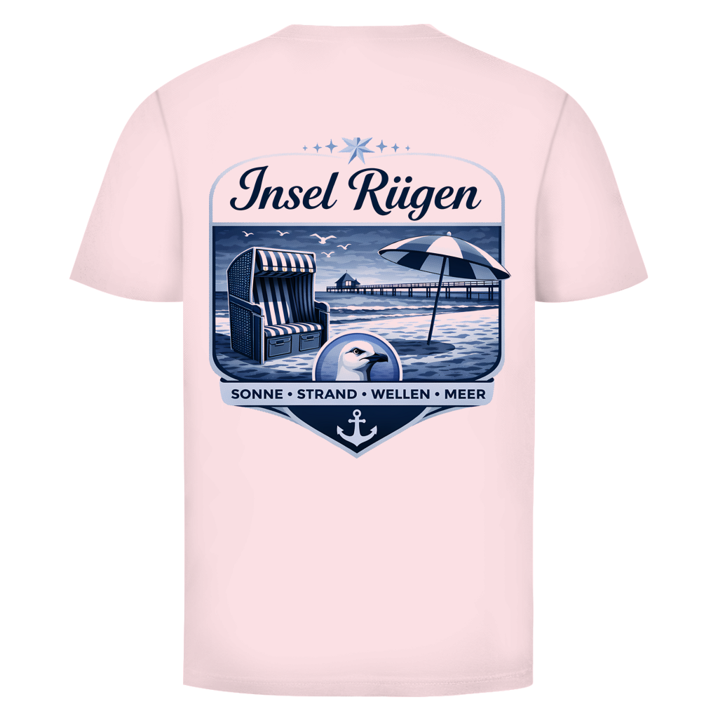 T-Shirt unisex   Insel Rügen #612  - beidseitiger Druck
