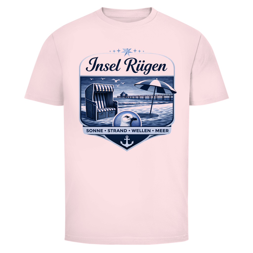 T-Shirt unisex   Insel Rügen #612  - beidseitiger Druck