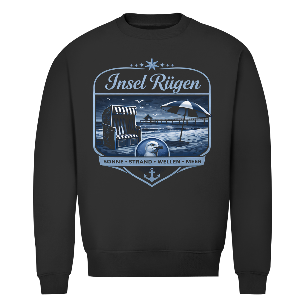 Sweatshirt Herren  Insel Rügen #612 - einseitiger Druck