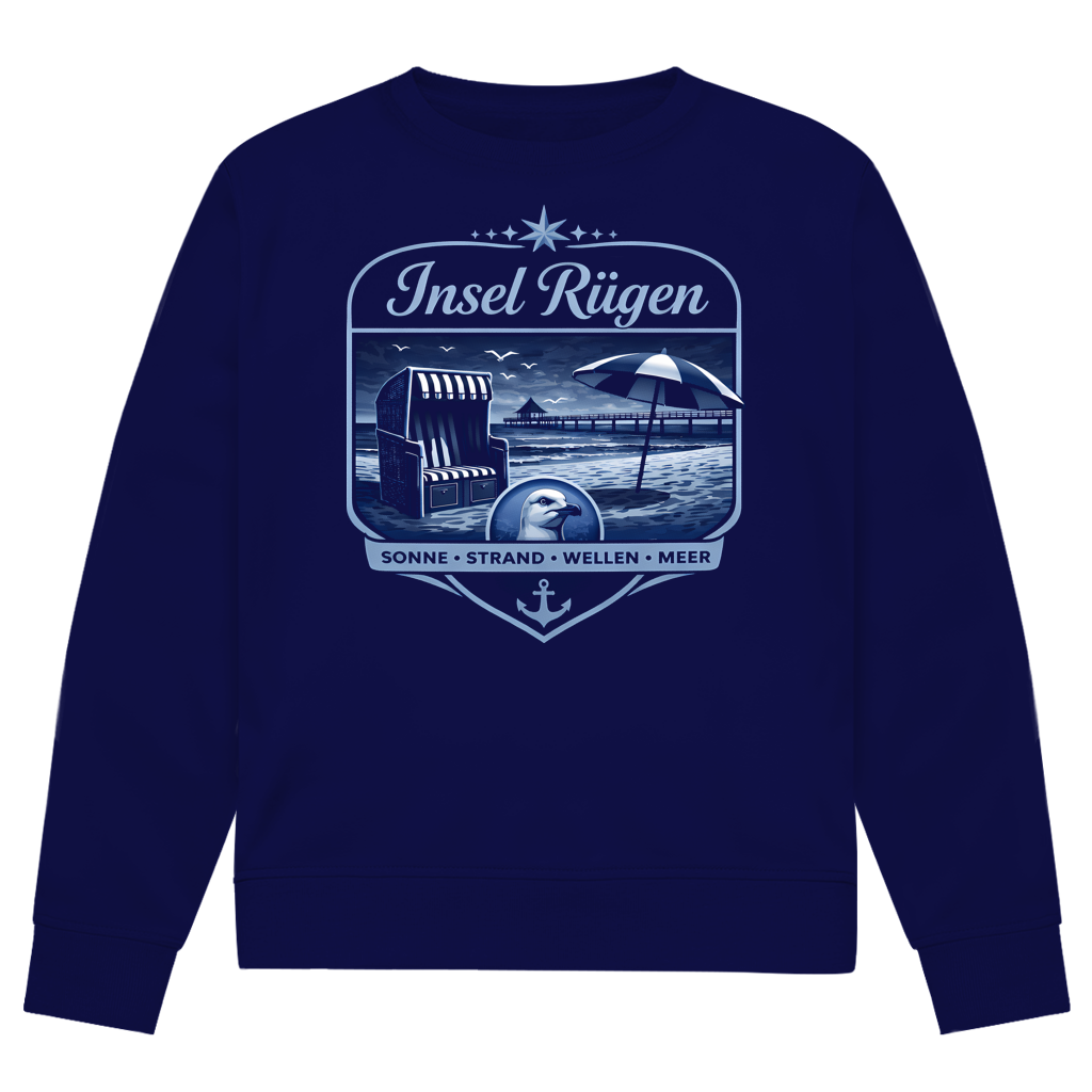 Sweatshirt Herren  Insel Rügen #612 - einseitiger Druck