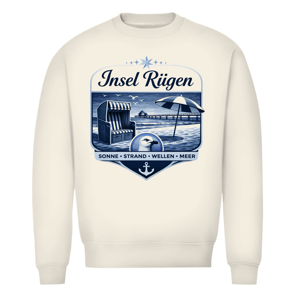 Sweatshirt Herren  Insel Rügen #612 - einseitiger Druck