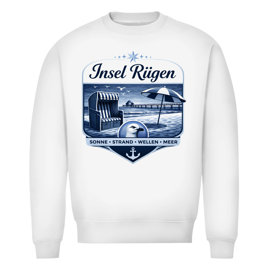 Sweatshirt Herren  Insel Rügen #612 - einseitiger Druck