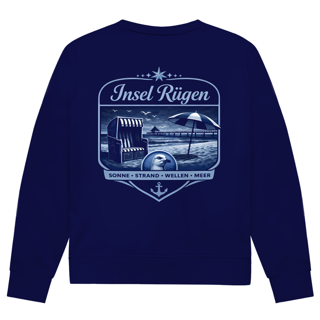 Sweatshirt Herren  Insel Rügen #612 - beidseitiger Druck