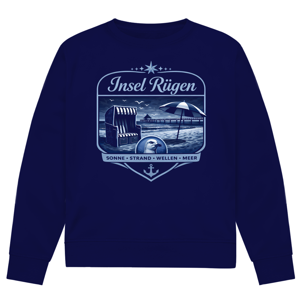 Sweatshirt Herren  Insel Rügen #612 - beidseitiger Druck