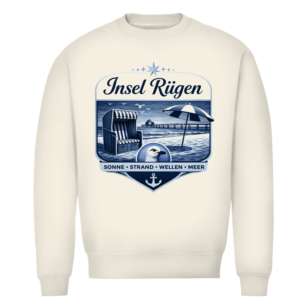 Sweatshirt Herren  Insel Rügen #612 - beidseitiger Druck