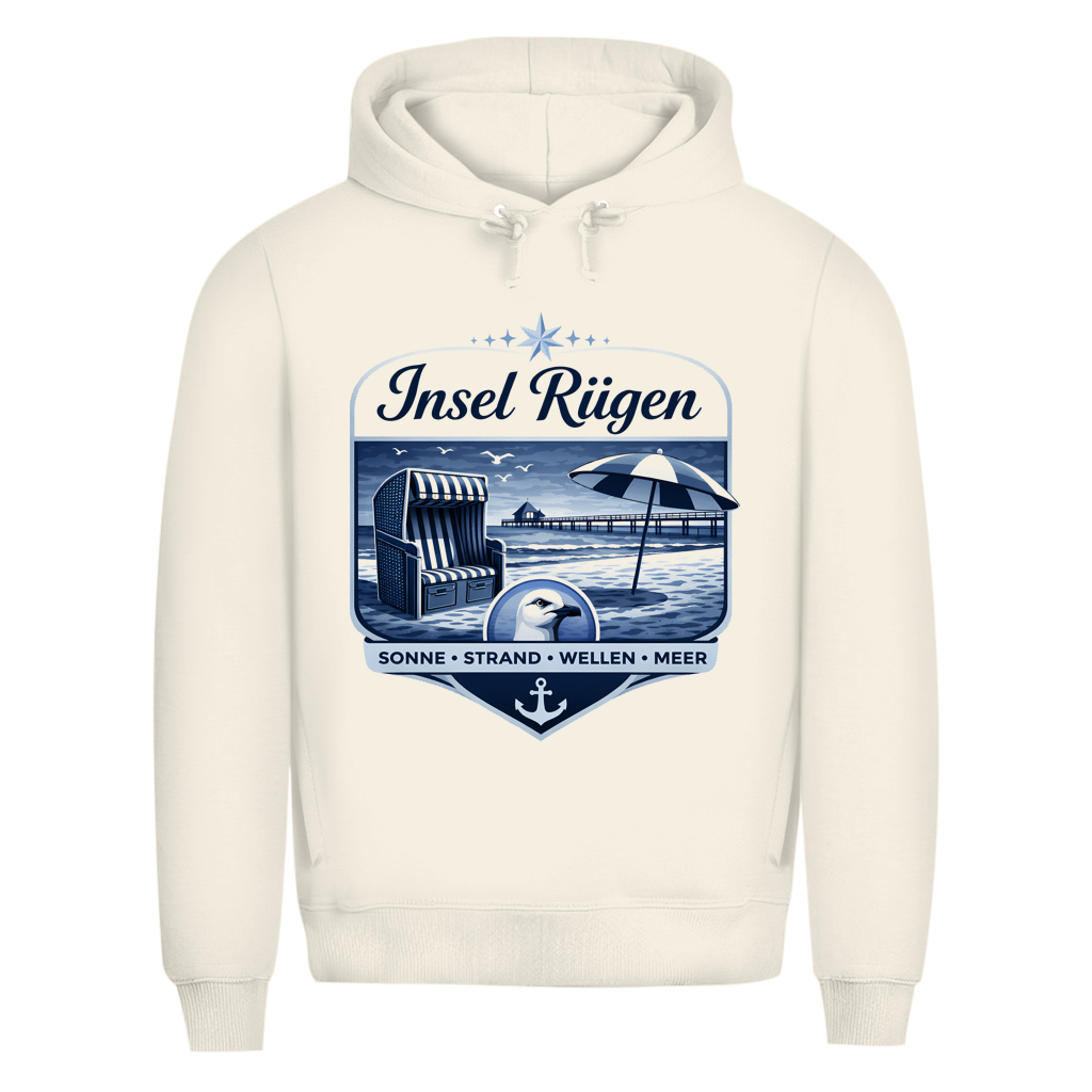 Hoodie Herren  Insel Rügen #612 - beidseitiger Druck