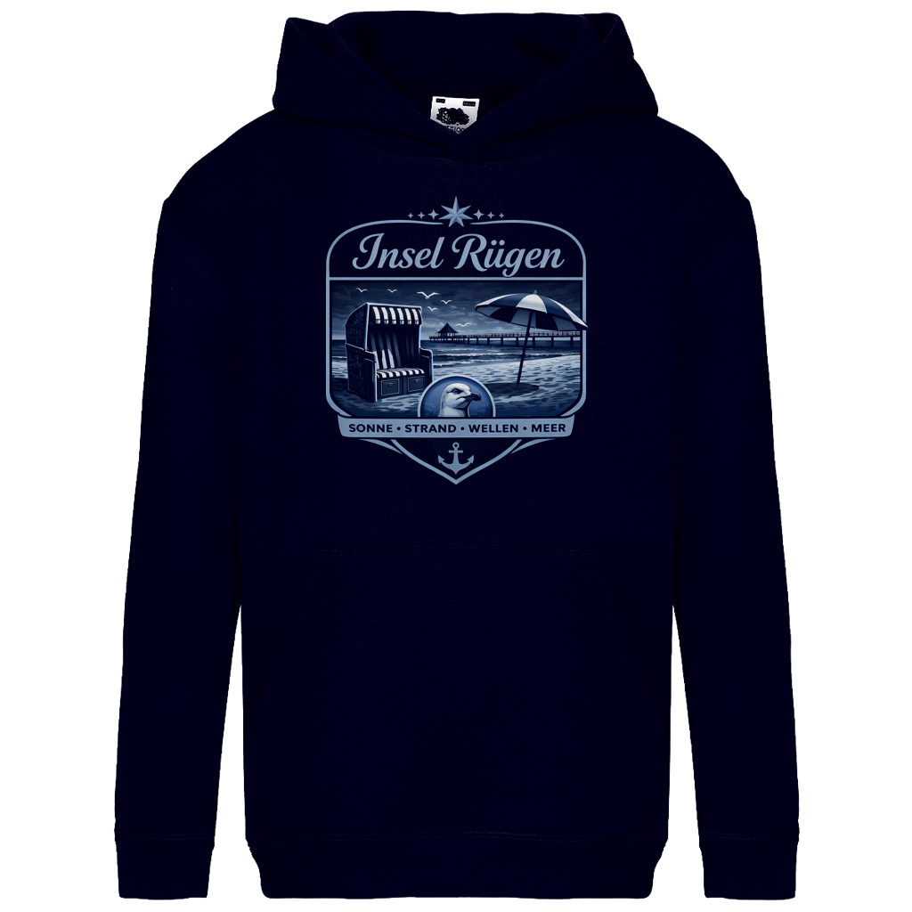 Hoodie Kinder  Insel Rügen #612  - einseitiger Druck