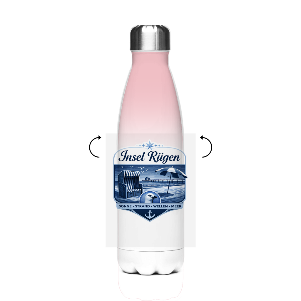 Edelstahl-Thermoflasche    Insel Rügen #612