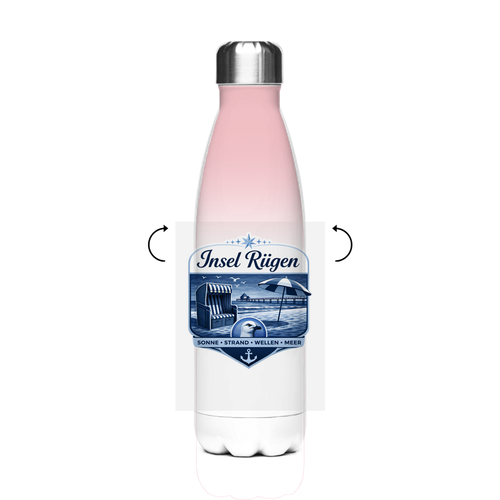 Edelstahl-Thermoflasche    Insel Rügen #612