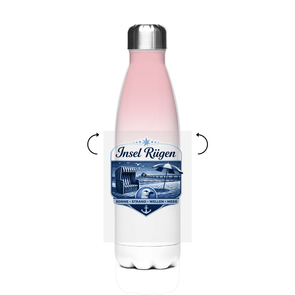Edelstahl-Thermoflasche    Insel Rügen #612