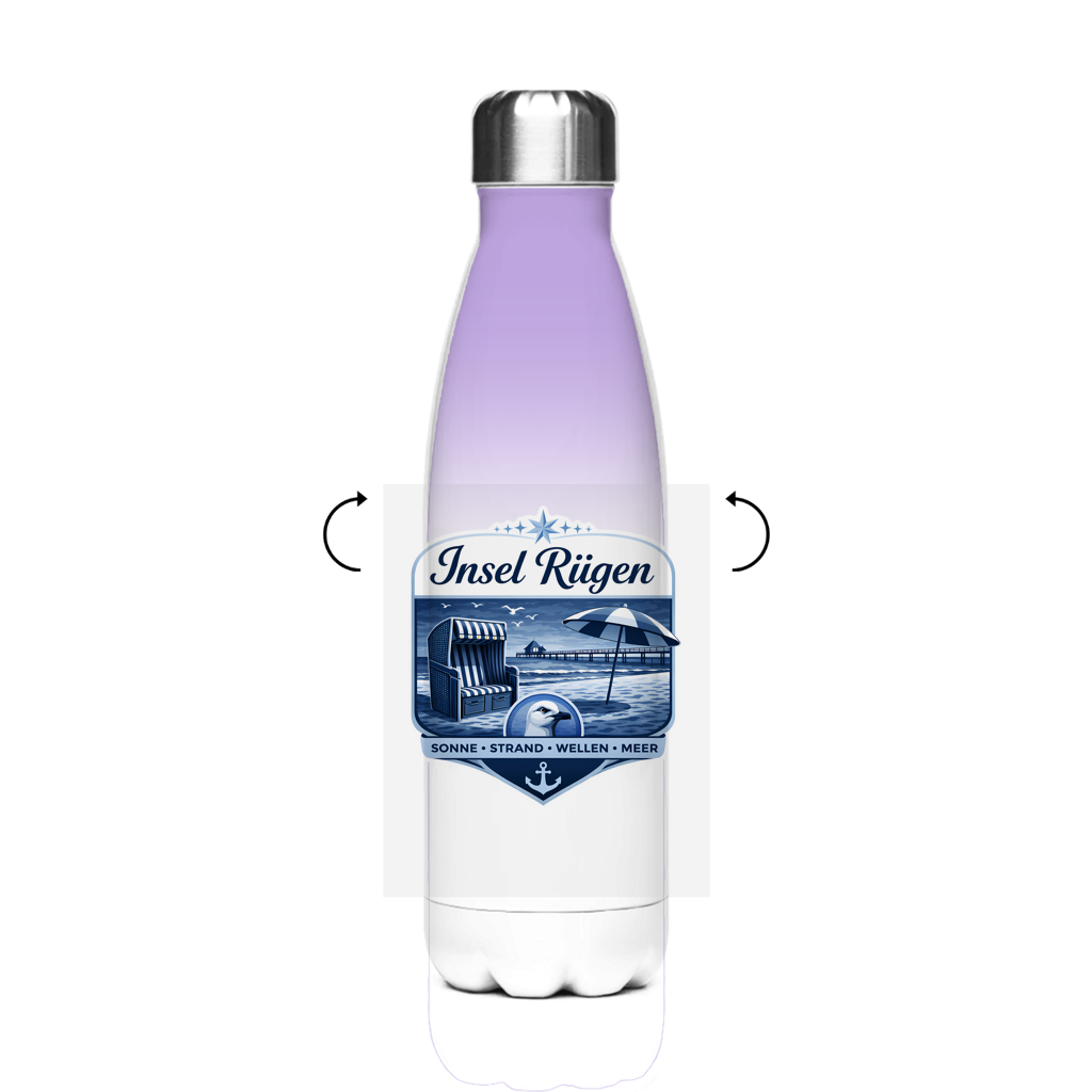 Edelstahl-Thermoflasche    Insel Rügen #612