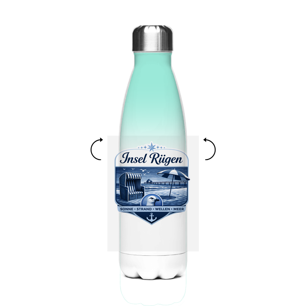 Edelstahl-Thermoflasche    Insel Rügen #612