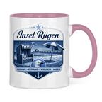 Keramik-Tasse zweifarbig   Insel Rügen #612