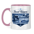 Keramik-Tasse zweifarbig   Insel Rügen #612