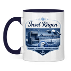 Keramik-Tasse zweifarbig   Insel Rügen #612