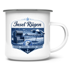 Emaille Tasse  Insel Rügen #612