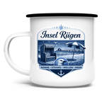 Emaille Tasse  Insel Rügen #612