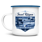 Emaille Tasse  Insel Rügen #612