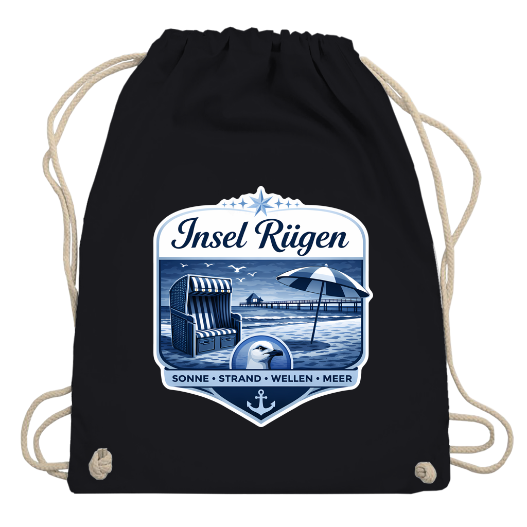 Kordelrucksack  Insel Rügen #612