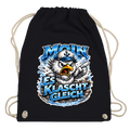 Kordelrucksack  Es klatscht gleich #564