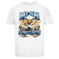 T-Shirt unisex   MOIN Schluss mit lustig #567 - beidseitiger Druck