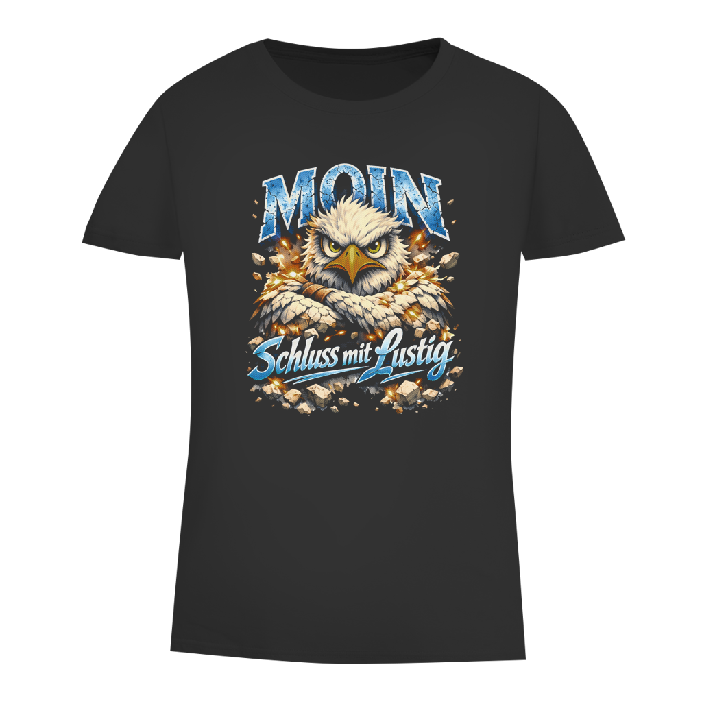 T-Shirt Damen  MOIN Schluss mit lustig #567