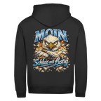 Hoodie-Jacke  MOIN Schluss mit lustig #567  - beidseitiger Druck