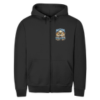 Hoodie-Jacke  MOIN Schluss mit lustig #567  - beidseitiger Druck
