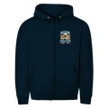 Hoodie-Jacke  MOIN Schluss mit lustig #567  - beidseitiger Druck