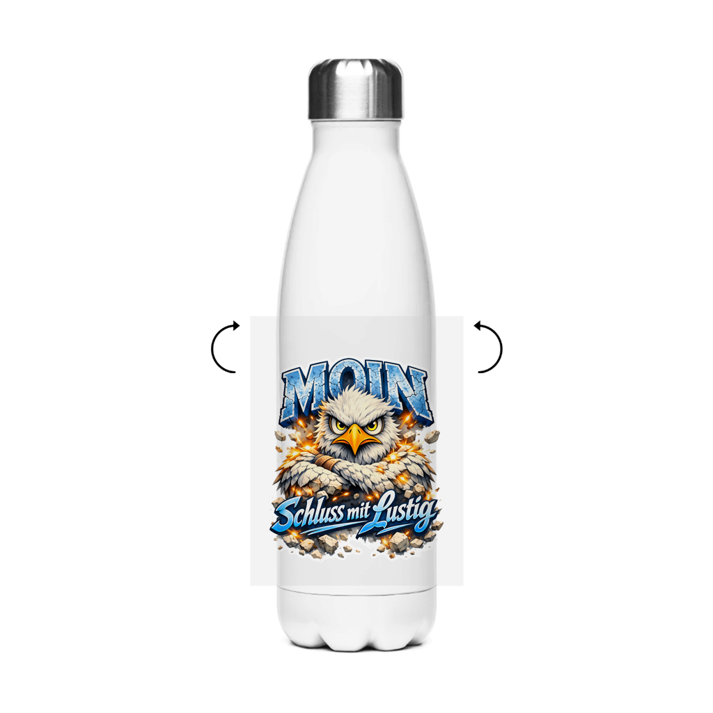 Edelstahl-Thermoflasche   MOIN Schluss mit lustig #567