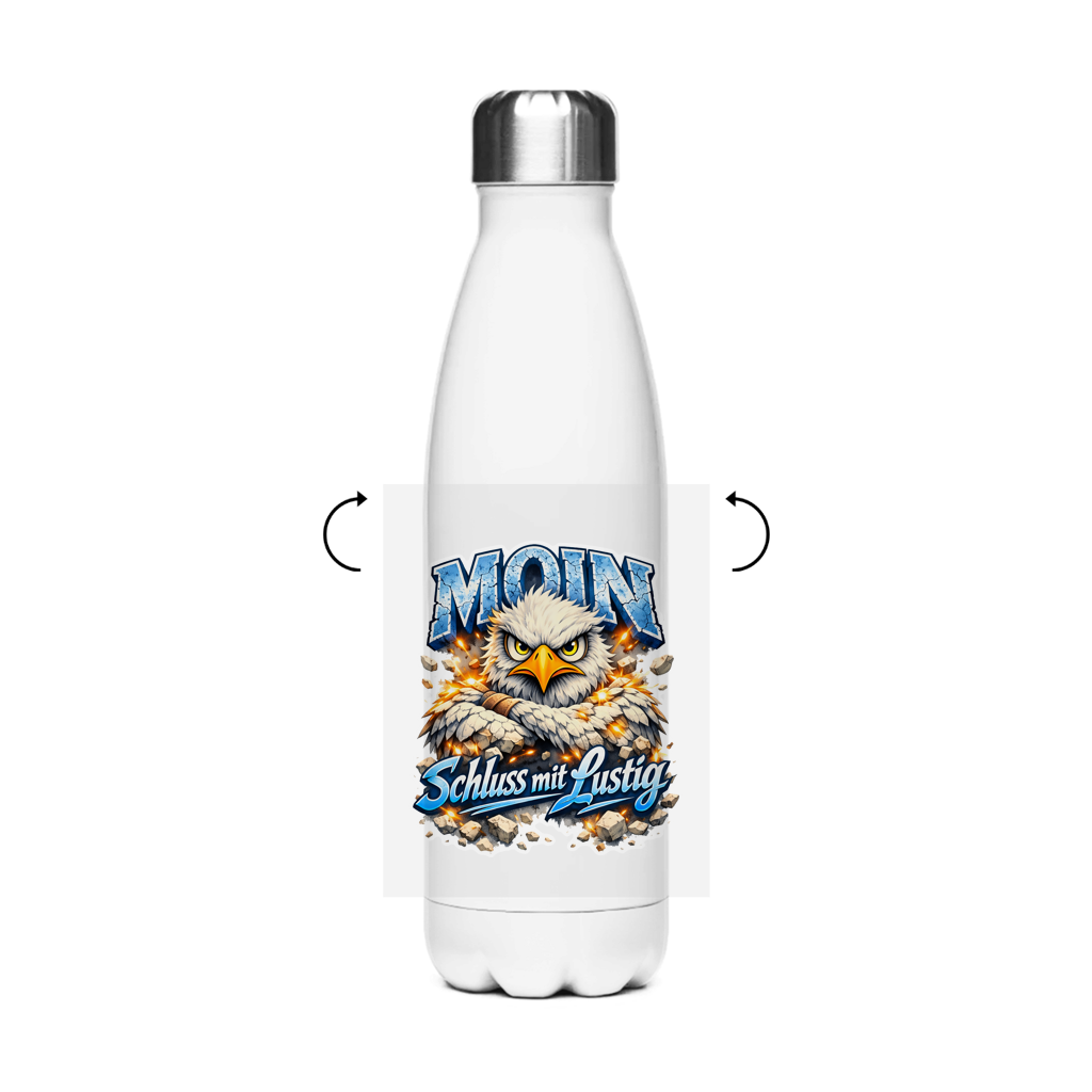Edelstahl-Thermoflasche   MOIN Schluss mit lustig #567