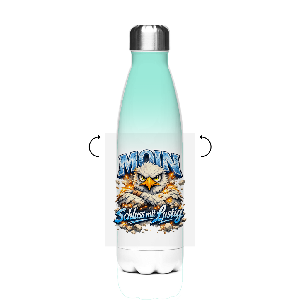 Edelstahl-Thermoflasche   MOIN Schluss mit lustig #567