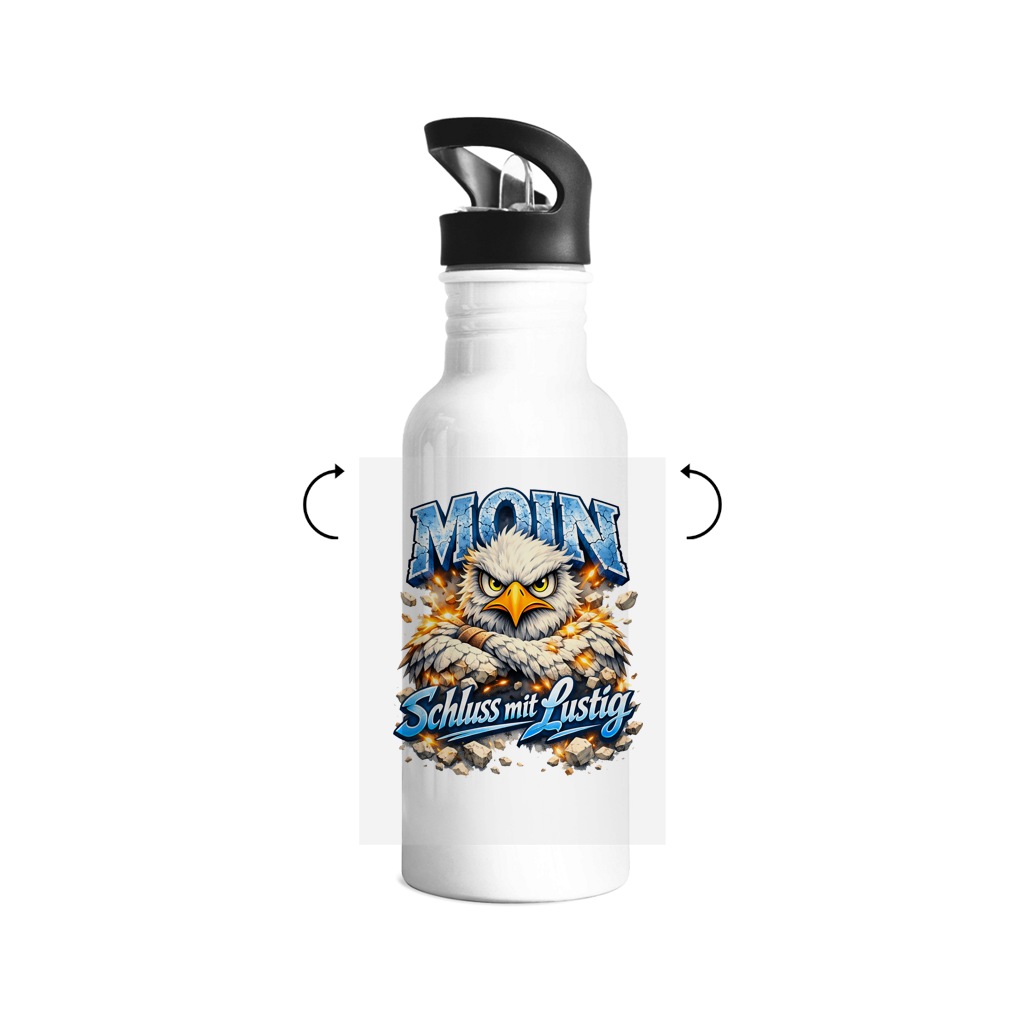 Edelstahl-Trinkflasche  MOIN Schluss mit lustig #567