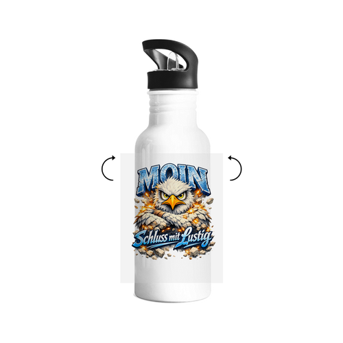 Edelstahl-Trinkflasche  MOIN Schluss mit lustig #567