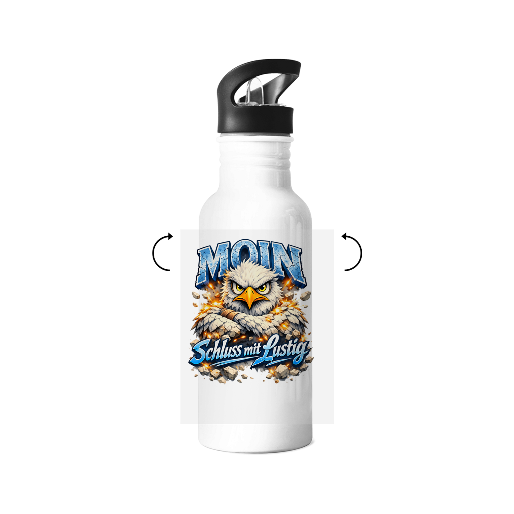 Edelstahl-Trinkflasche  MOIN Schluss mit lustig #567