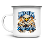 Emaille Tasse MOIN  MOIN Schluss mit lustig #567