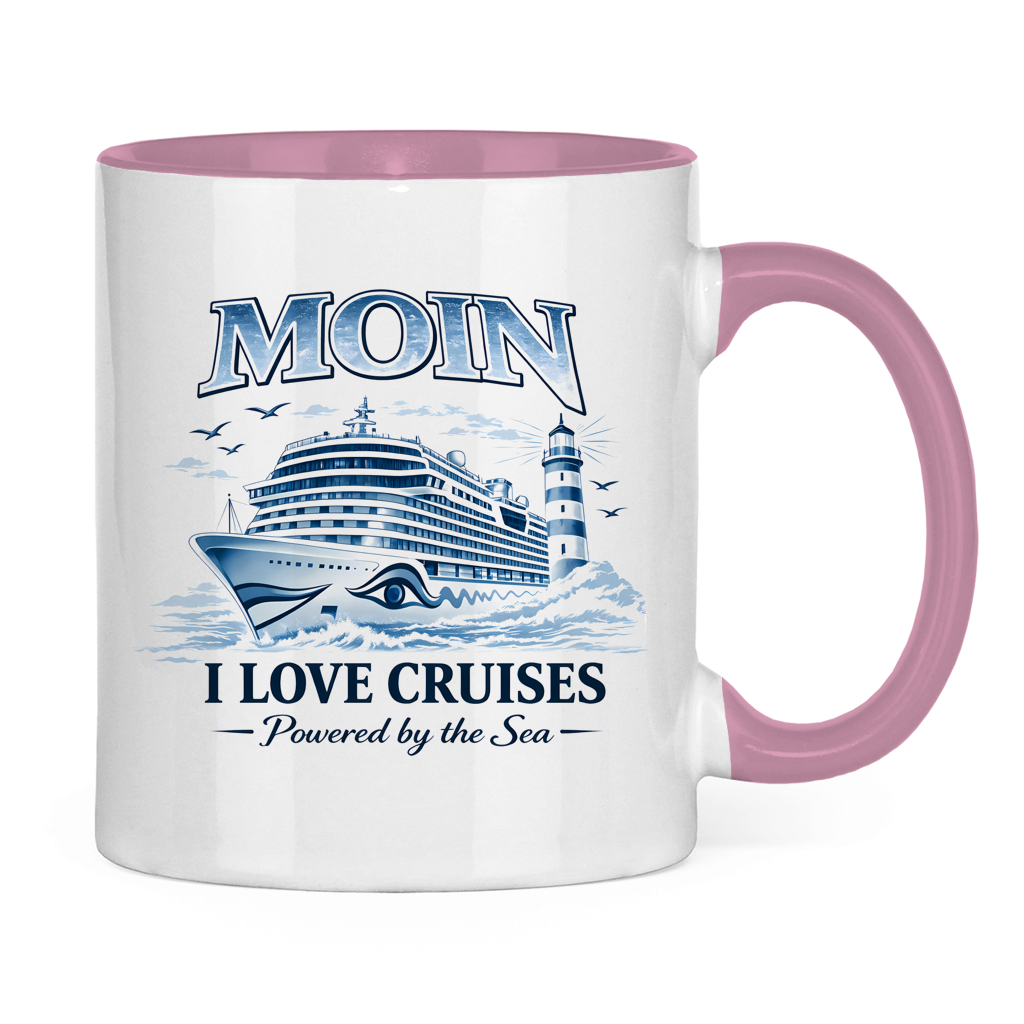 Keramik-Tasse zweifarbig   Kreuzfahrt / Cruise #701