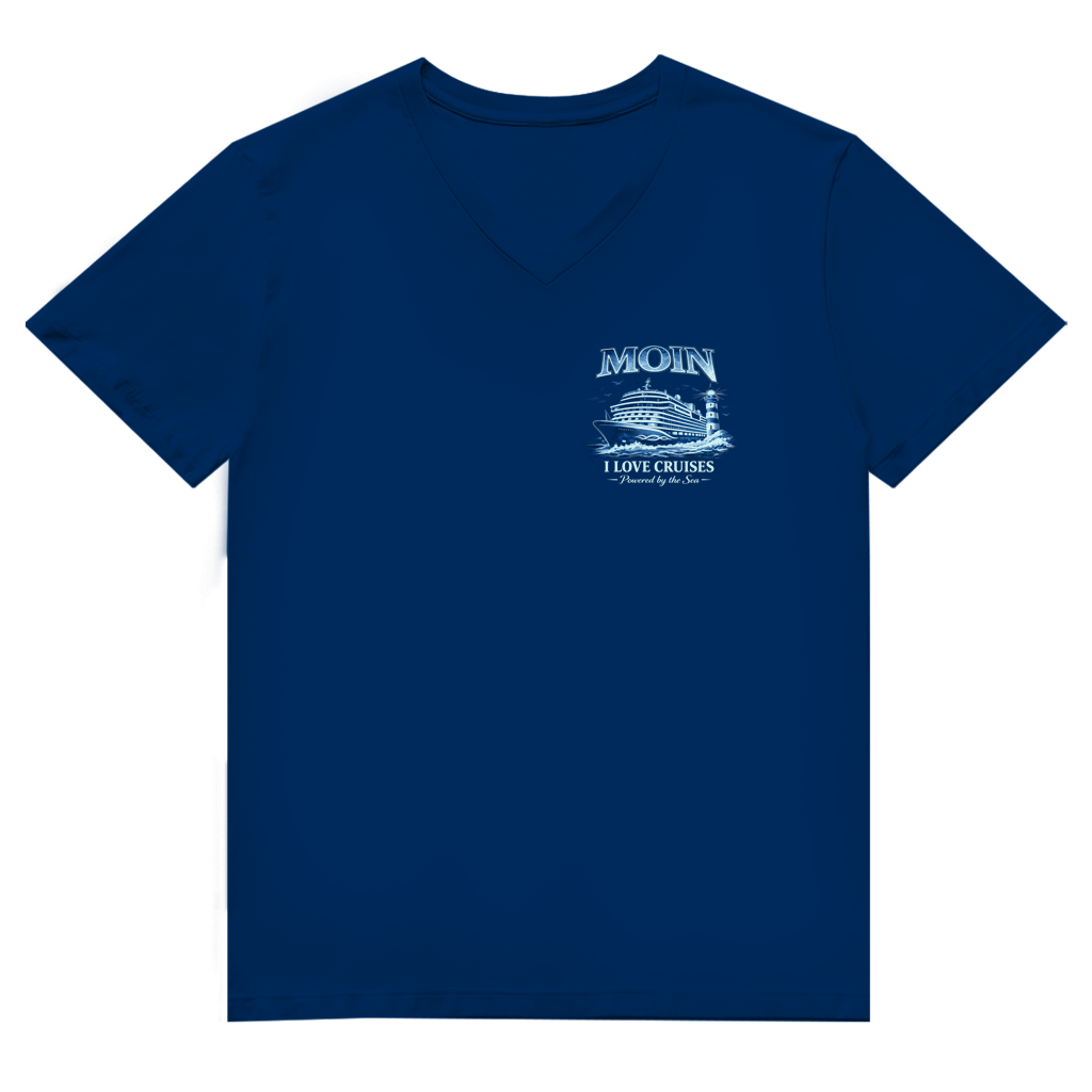 T-Shirt Herren V-Neck  Kreuzfahrt / Cruise #702