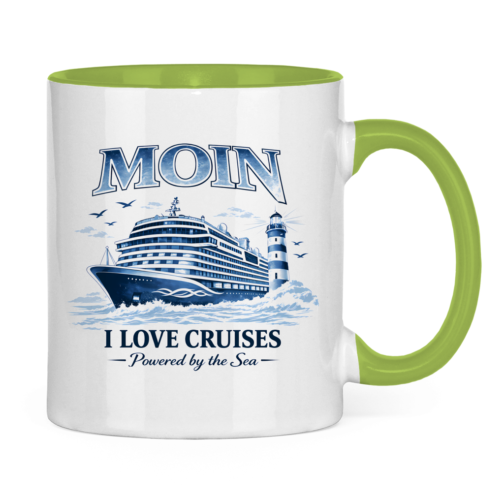 Keramik-Tasse zweifarbig   Kreuzfahrt / Cruise #702