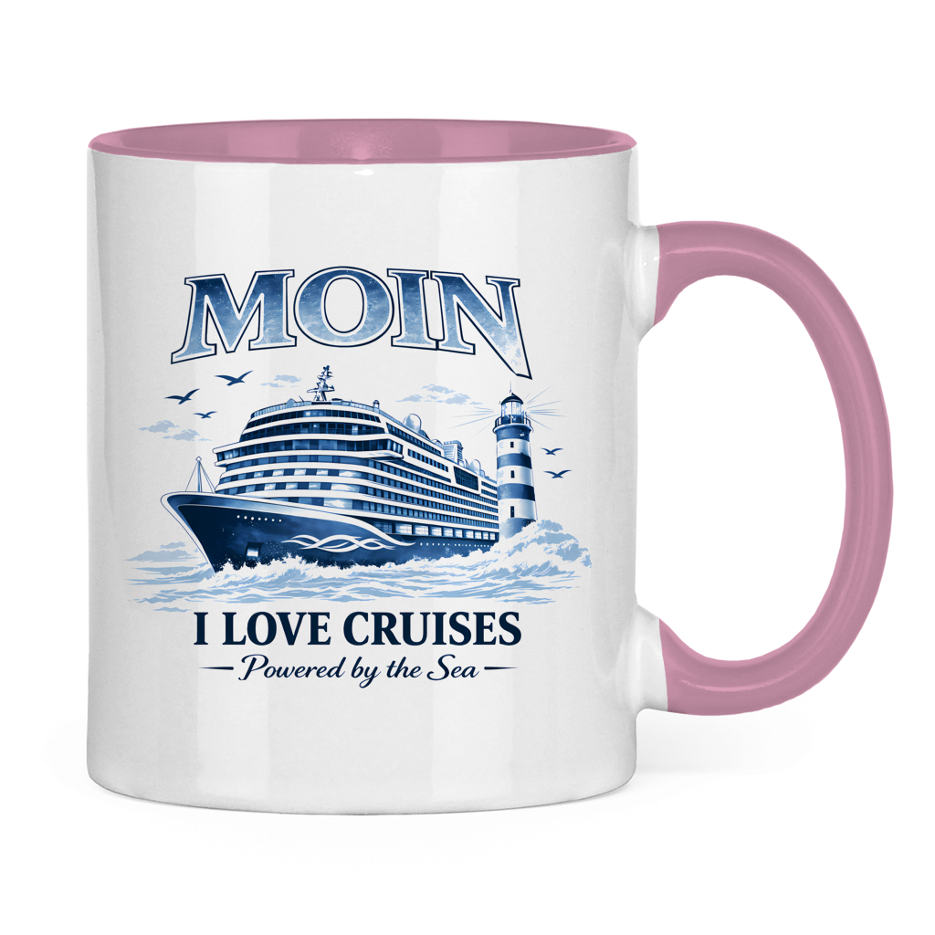 Keramik-Tasse zweifarbig   Kreuzfahrt / Cruise #702