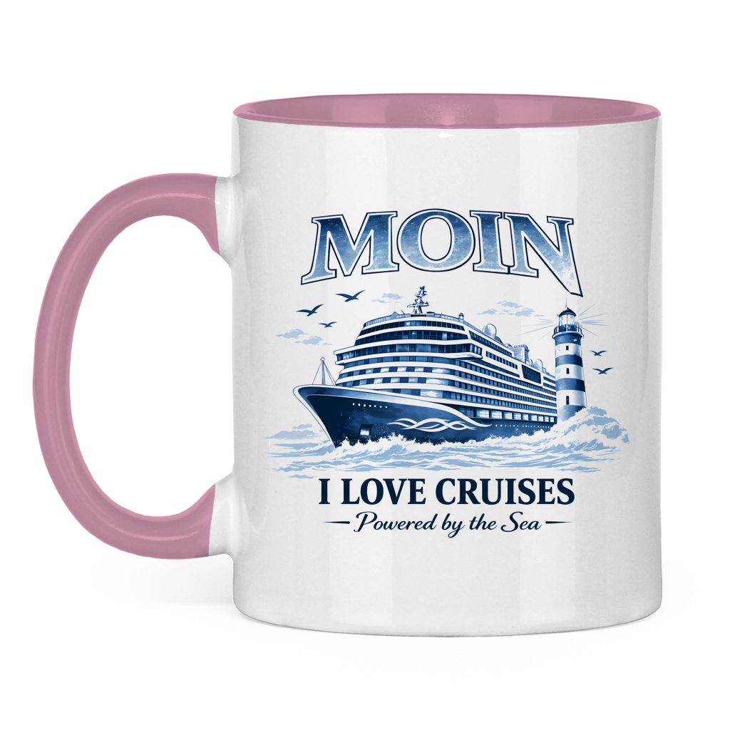 Keramik-Tasse zweifarbig   Kreuzfahrt / Cruise #702