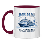 Keramik-Tasse zweifarbig   Kreuzfahrt / Cruise #702