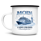 Emaille Tasse  Kreuzfahrt / Cruise #702