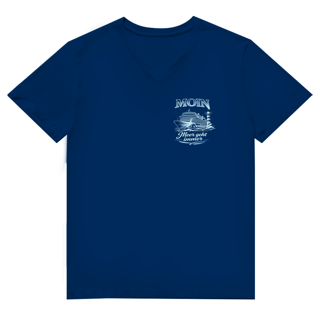 T-Shirt Herren V-Neck  Kreuzfahrt / Cruise #704