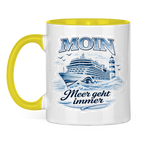 Keramik-Tasse zweifarbig   Kreuzfahrt / Cruise #704