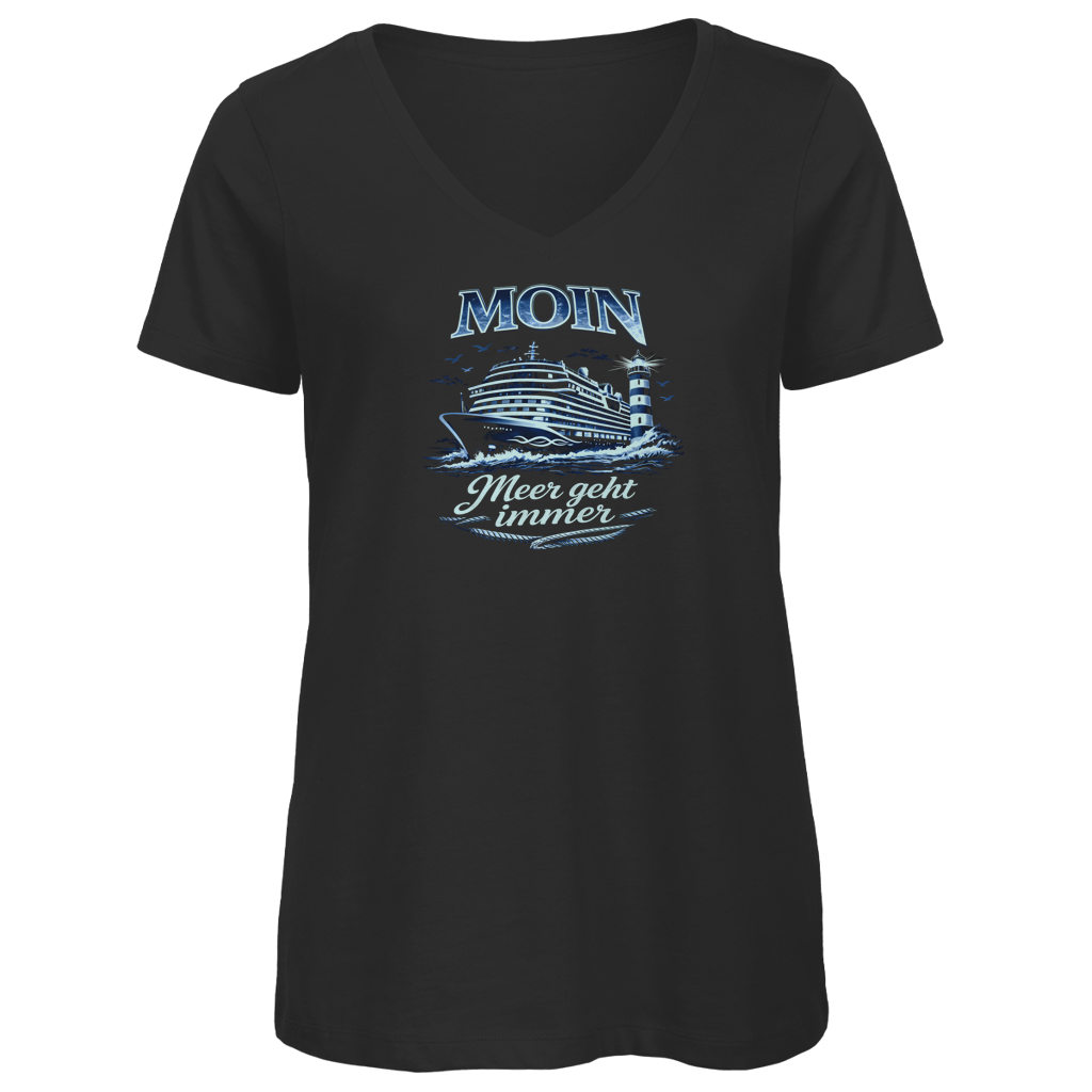 T-Shirt Damen V-Neck  Kreuzfahrt / Cruise #705