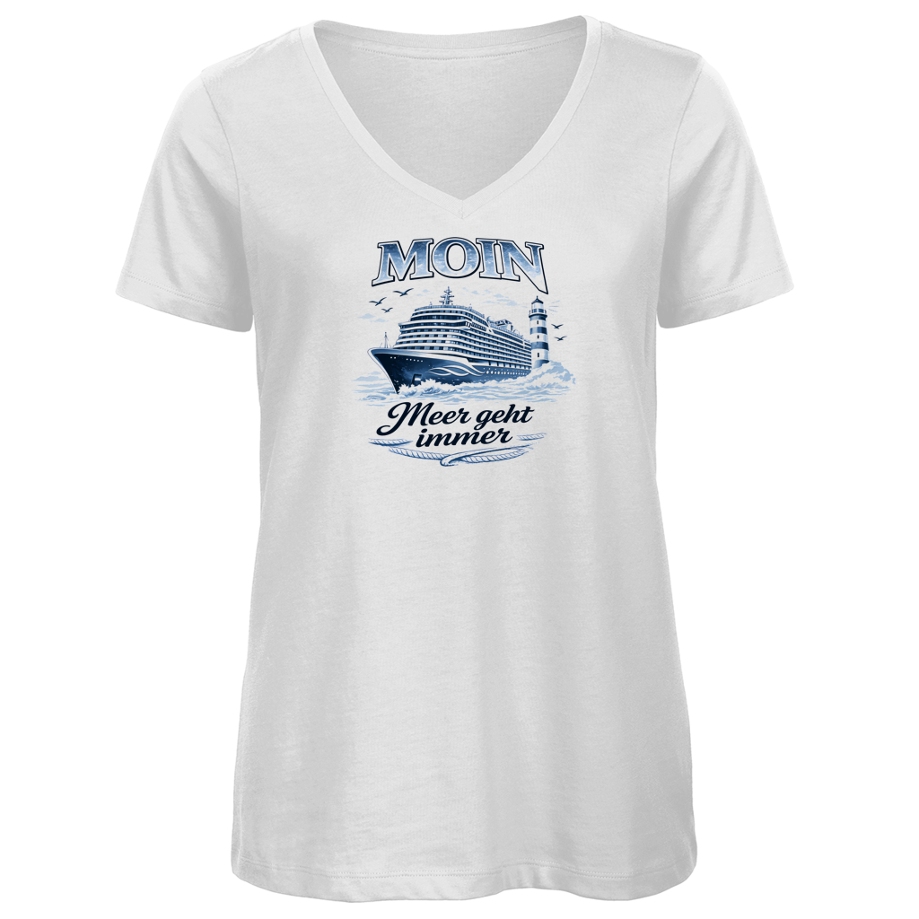 T-Shirt Damen V-Neck  Kreuzfahrt / Cruise #705