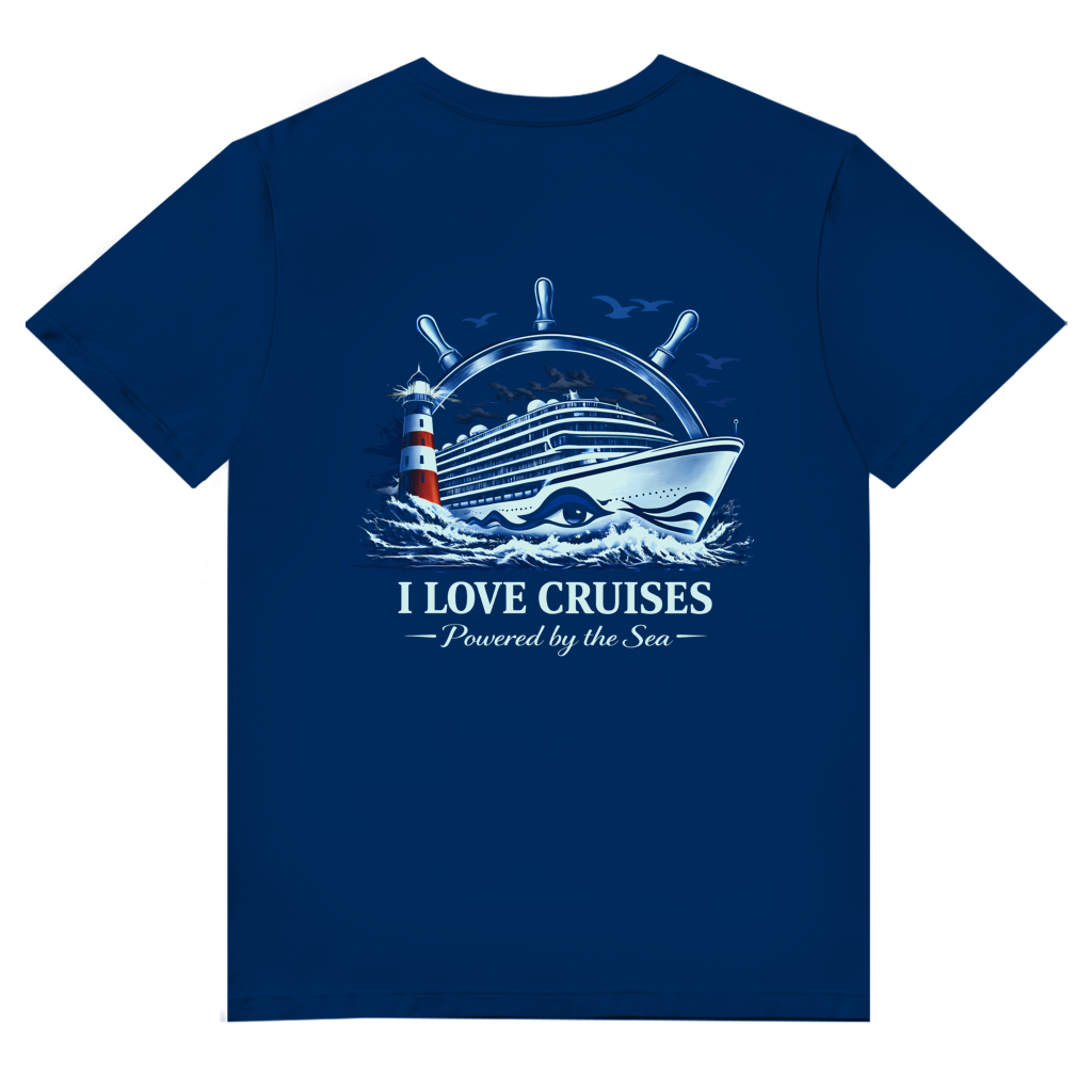 T-Shirt Herren V-Neck  Kreuzfahrt / Cruise #707