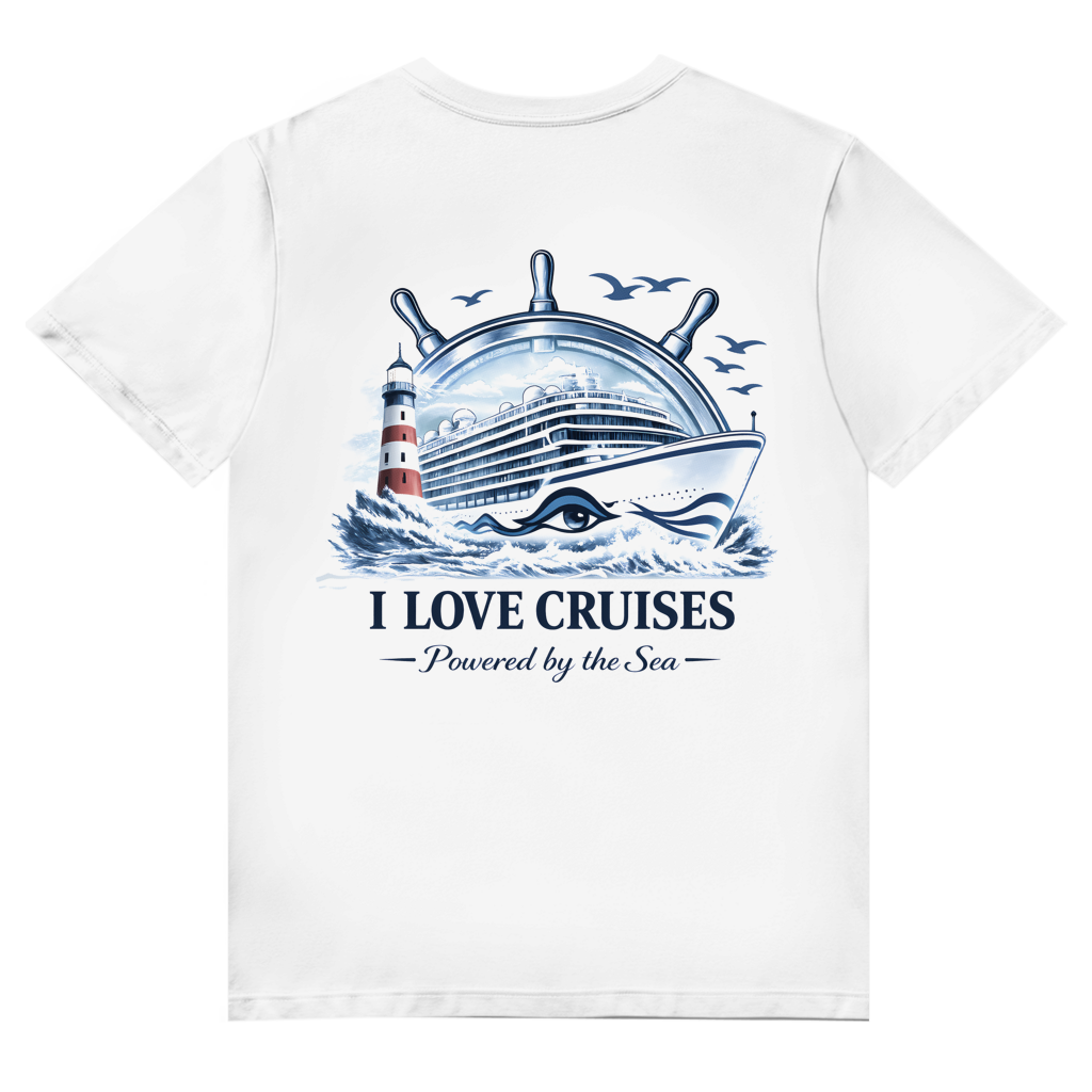 T-Shirt Herren V-Neck  Kreuzfahrt / Cruise #707